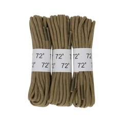 Rothco 72" Boot Laces - 3 Pack, Coyote Brown