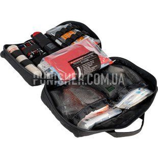 NAR Patrol Vehicle Trauma Kit, Black, Hemostatic Gauze, Elastic bandage, Medical scissors, Anti-burn dressing, Heating blanket, Turnstile, Traction splint, Eye shield