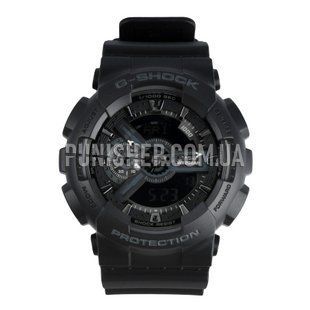 Casio G-Shock Classic GA-110-1BER Watch, Black, Alarm, Date, Day of the week, Month, World time, Backlight, Stopwatch, Timer, Sports watches
