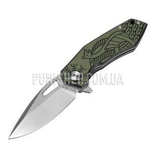 Ніж складаний M-Tac Type 12 Scandinavian, Olive/Black, Ніж, Складаний, Гладкий