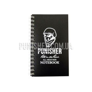 Всепогодний блокнот Punisher з паперу Rite in the Rain, Чорний, Блокнот