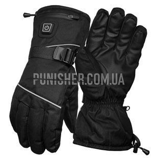 Зимние перчатки с электроподогревом Heating Gloves USB 2.0 (от повербанка), Черный, Универсальный