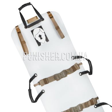 TacMed Rescue Task Force Litter with Carrier, White, Litter