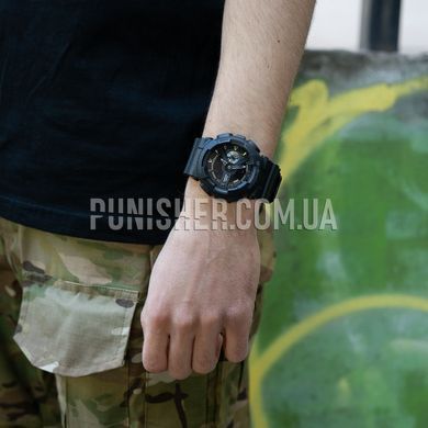 Casio G-Shock Classic GA-110-1BER Watch, Black, Alarm, Date, Day of the week, Month, World time, Backlight, Stopwatch, Timer, Sports watches