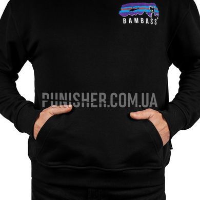 BS Bambass Hoodie, Black, Small