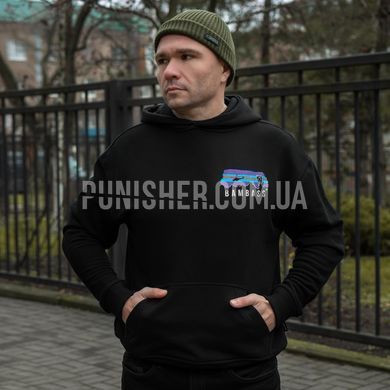 BS Bambass Hoodie, Black, Small