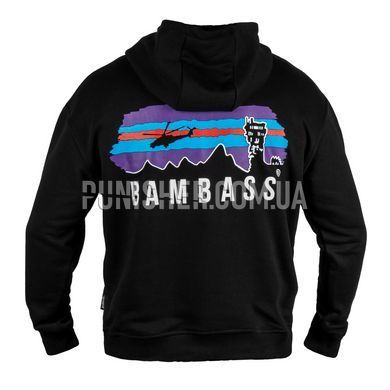 BS Bambass Hoodie, Black, Small