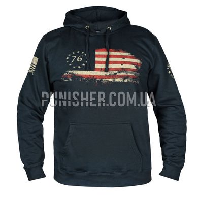 Худи Nine Line Apparel Enlisted 9 76' Flag, Navy Blue, Small