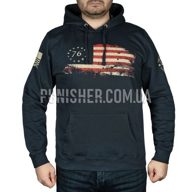 Худи Nine Line Apparel Enlisted 9 76' Flag, Navy Blue, Small