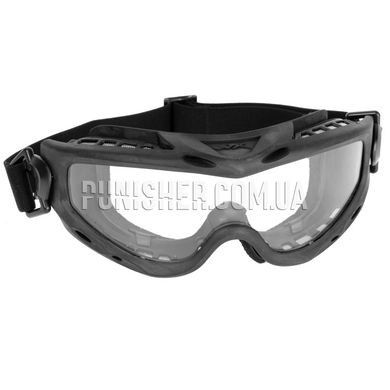 Комплект защитной маски Wiley X Spear Goggles с двумя линзами, Черный, Прозрачный, Дымчатый, Маска