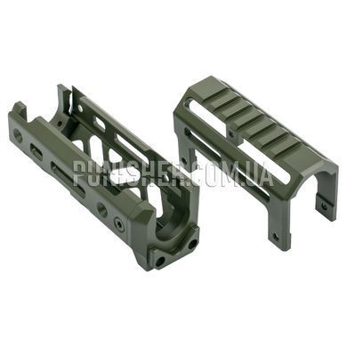 Короткое цевье КРУК CRC 1U043 с креплением M-Lok, Olive Drab, M-Lok, Цевье, 120