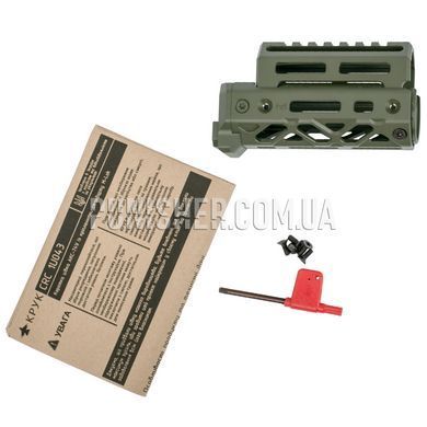 Короткое цевье КРУК CRC 1U043 с креплением M-Lok, Olive Drab, M-Lok, Цевье, 120