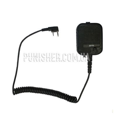 OTTO Communications Speaker Mic V2-10045 for Two Way Radio with Kenwood connector, Black