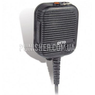 OTTO Communications Speaker Mic V2-10045 for Two Way Radio with Kenwood connector, Black