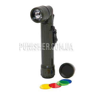 Rothco Mini Army Style Flashlight, Olive Drab, Flashlight, Battery