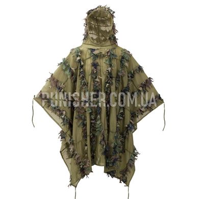 Пончо Helikon-Tex Leaf Ghillie, Woodland