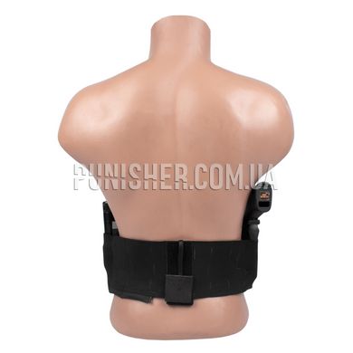 Belt for concealed carrying of weapons and additional equipment A-line C15, Black, 90 cm
