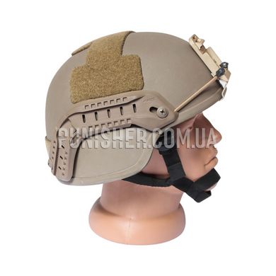 MSA MICH Ballistic Kevlar Helmet (Used), Tan, Large