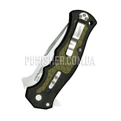 Cold Steel Crawford 1 Folding Knife, Olive/Black, Knife, Folding, Smooth