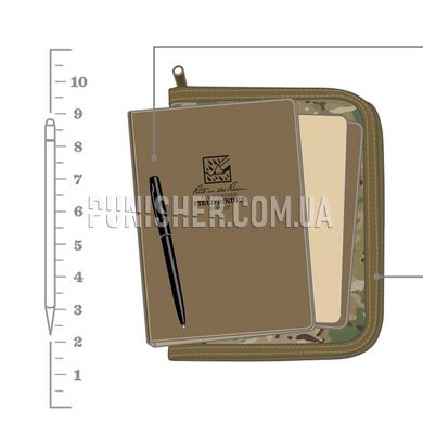 Тактический всепогодный набор Rite in the Rain Tactical Ring Binder Kit, Multicam, Блокнот