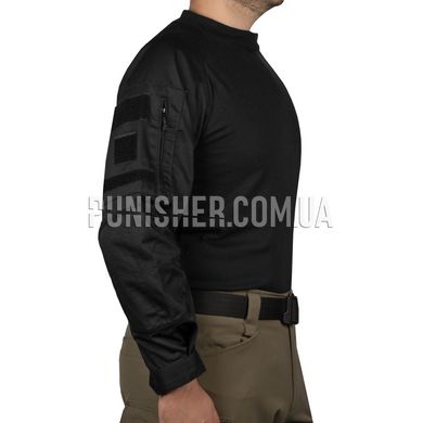 Rothco Tactical Combat Shirt, Black, Medium