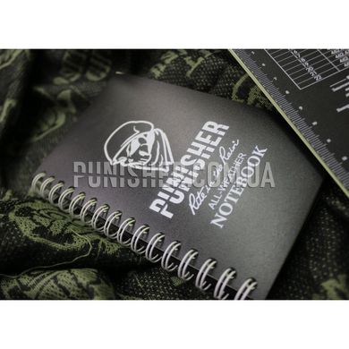 Punisher All-Weather Notebook from Rite in the Rain Paper, Black, Notebook