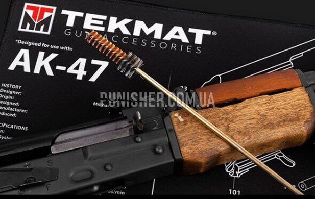 Килимок TekMat 30 см x 91 см з кресленням AK-47 для чищення зброї, Чорний, Килимок