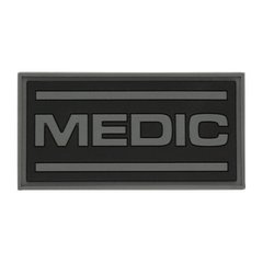 M-Tac Medic PVC Patch, Grey/Black, Medic, PVC