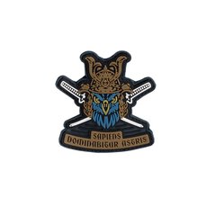 PIFI Owl Patch, Coyote/Black, Intelligence service, PVC