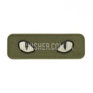 M-Tac Cat Eyes 3D PVC Patch Glow Stick, Olive, PVC, Yes