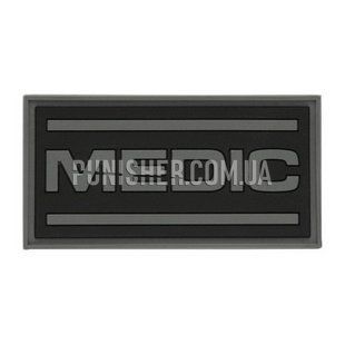 M-Tac Medic PVC Patch, Grey/Black, Medic, PVC, No