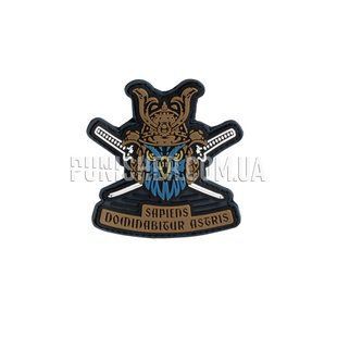 PIFI Owl Patch, Coyote/Black, Intelligence service, PVC, No