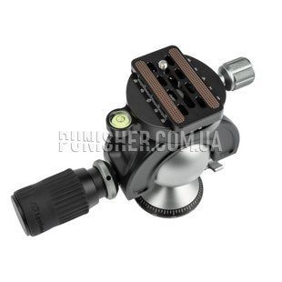 Leofoto MH-60 Panning Ball Head with Handlebar Control, Black, Ball head