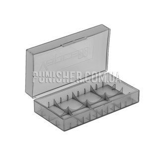 Пластиковий кейс Vapcell для 2х18650 або 4х18350/16340 акумуляторів, Сірий