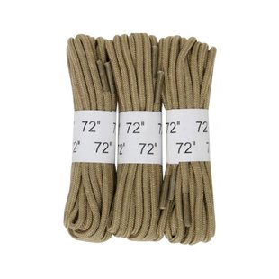 Rothco 72" Boot Laces - 3 Pack, Desert Tan