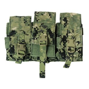 Eagle M4 Triple Pouch, AOR2, 2, Molle, AR15/М4, M16, HK416, For plate carrier, .223, 5.56, Cordura 500D