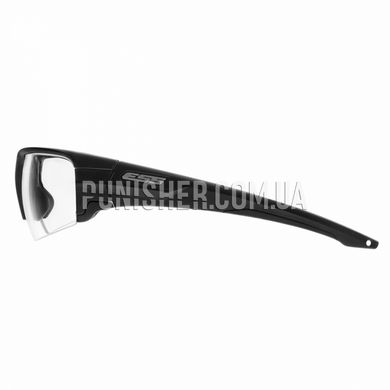 ESS Crowbar Ballistic Eyeshields with Clear Lens, Black, Transparent, Goggles