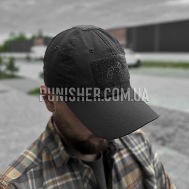 Бейсболка Helikon-Tex BBC Cap PolyCotton Ripstop, Черный, Универсальный