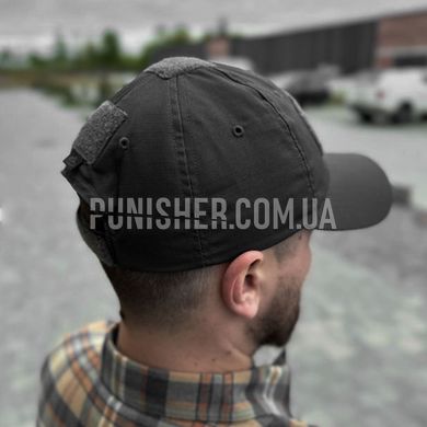 Бейсболка Helikon-Tex BBC Cap PolyCotton Ripstop, Черный, Универсальный