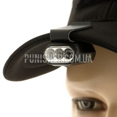 M-Tac Flashlight with Headband Mount, Black, Headlamp, Helmet headlight, Battery, White