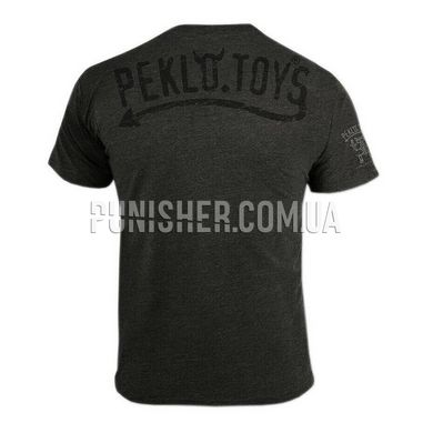 Peklo.Toys Hell Bunny with drum T-shirt, Dark Grey, Medium