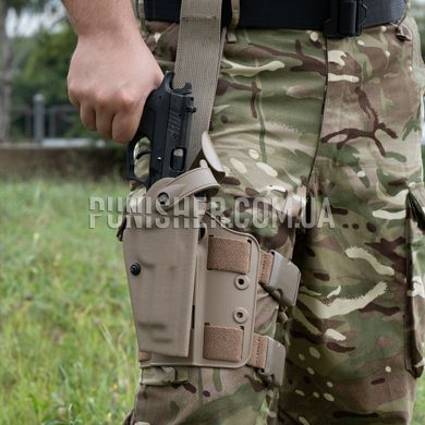 Safariland 6005-73 SLS Tactical Holster for Beretta/FORT 17 (Used), Coyote Brown, FORT, Beretta