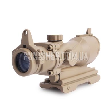 Element ACOG 4x32 Scope Red/Green Reticle with QD Mount, DE, Collimator