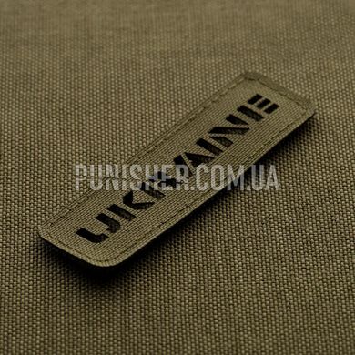 Нашивка M-Tac Ukraine скрізна 25х80 Laser Cut, Olive, Cordura
