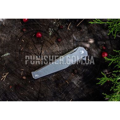 Нож складной Ruike P108, Серебристый, Нож, Складной, Гладкая