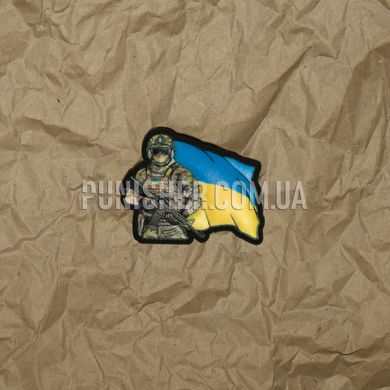 Патч BS Флаг Украины ПВХ, Желто-синий, ПВХ