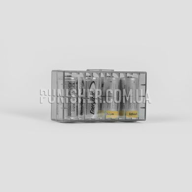 Пластиковий кейс Vapcell для 2х18650 або 4х18350/16340 акумуляторів, Сірий