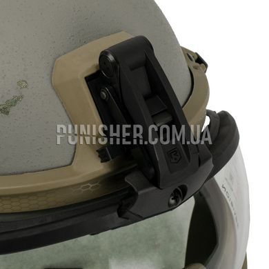 ACH MICH Helmet with Revision Viper Visor (Used), Foliage Green, Large