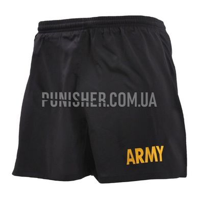 US ARMY APFU Trunks Physical Fit, Black, Medium