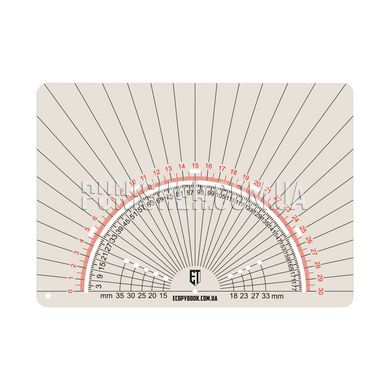 ECOpybook Protractor, Clear, Accessories